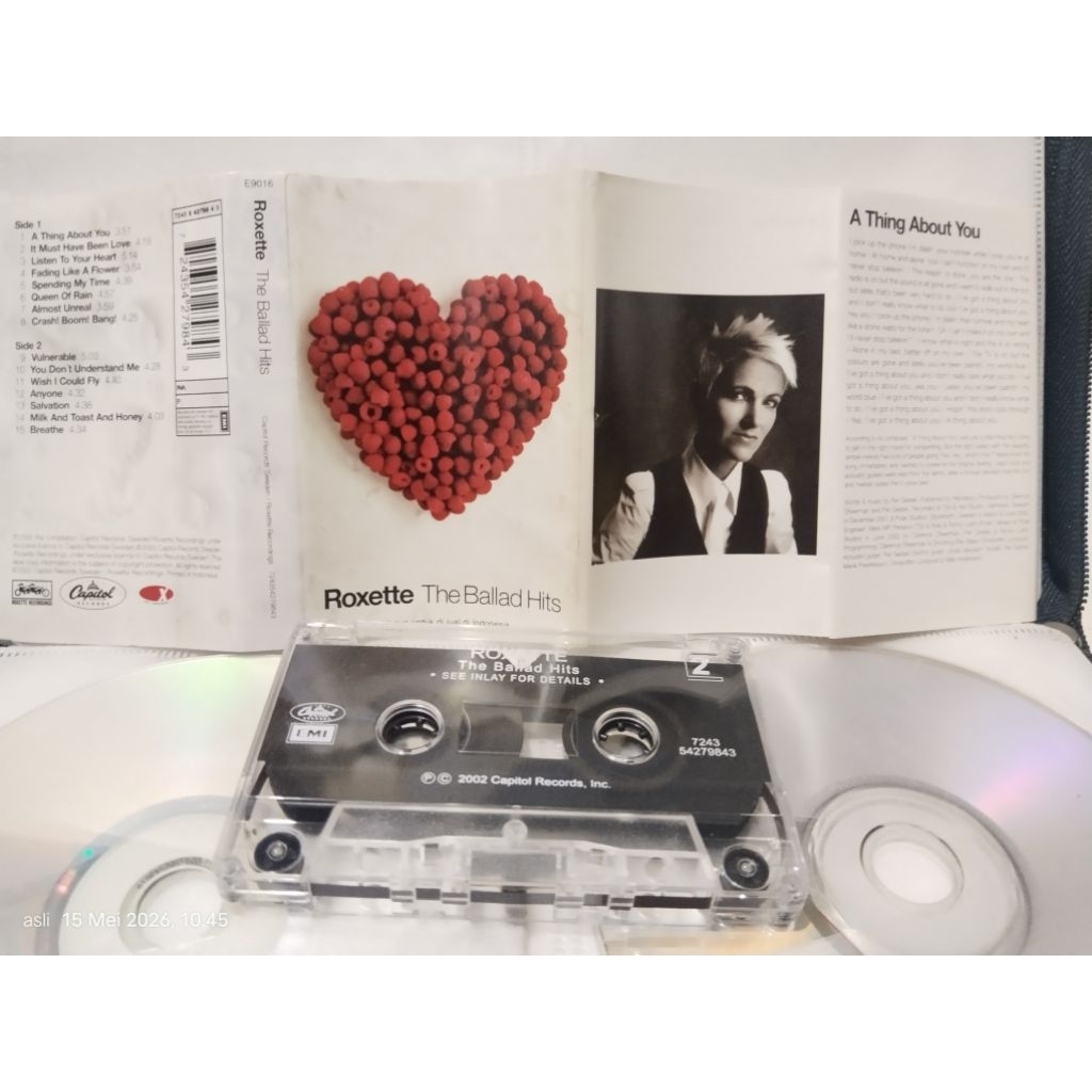 kaset pita ROXETTE the ballads hits