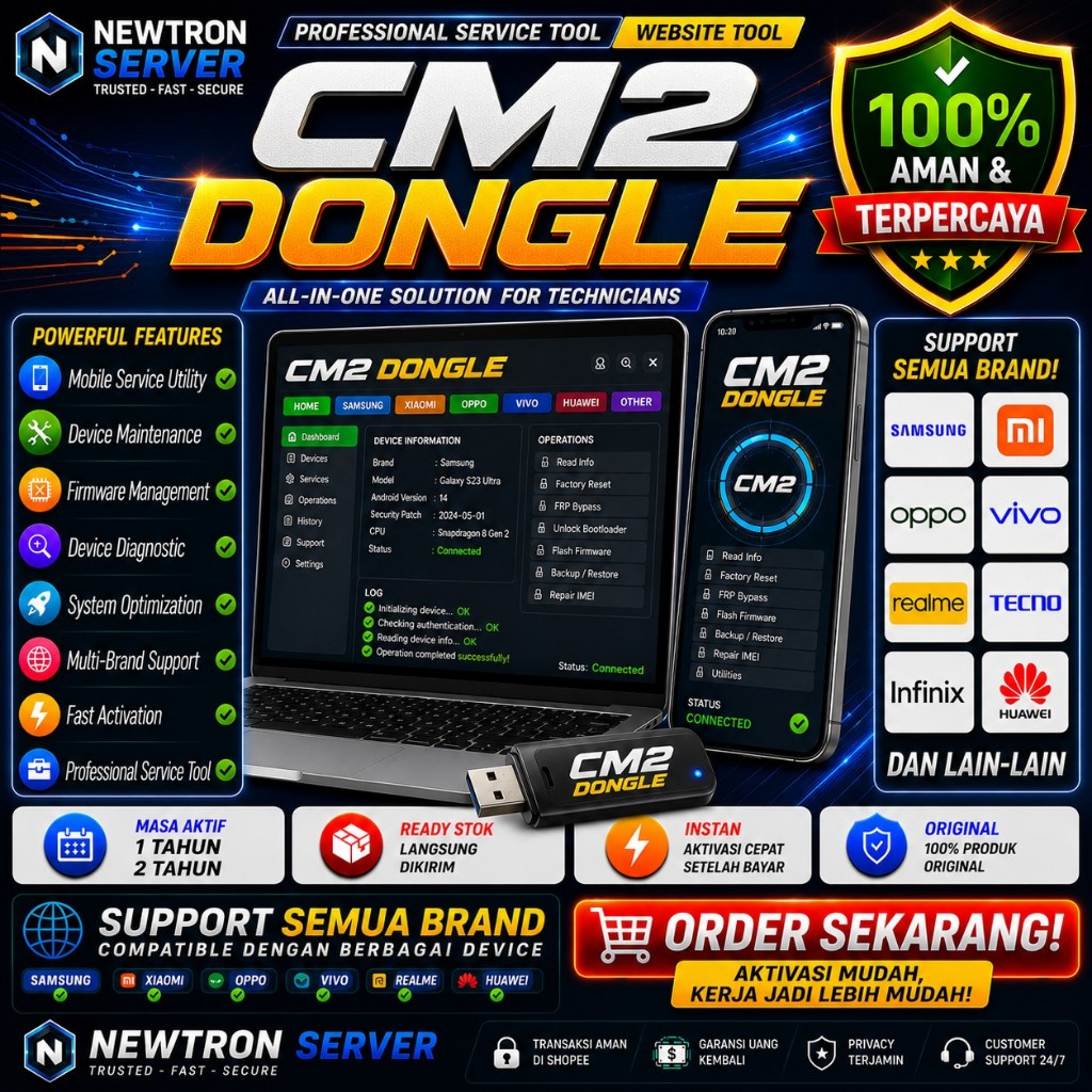(NewtronServer) INFINITY CM2 DONGLE AKTIVASI