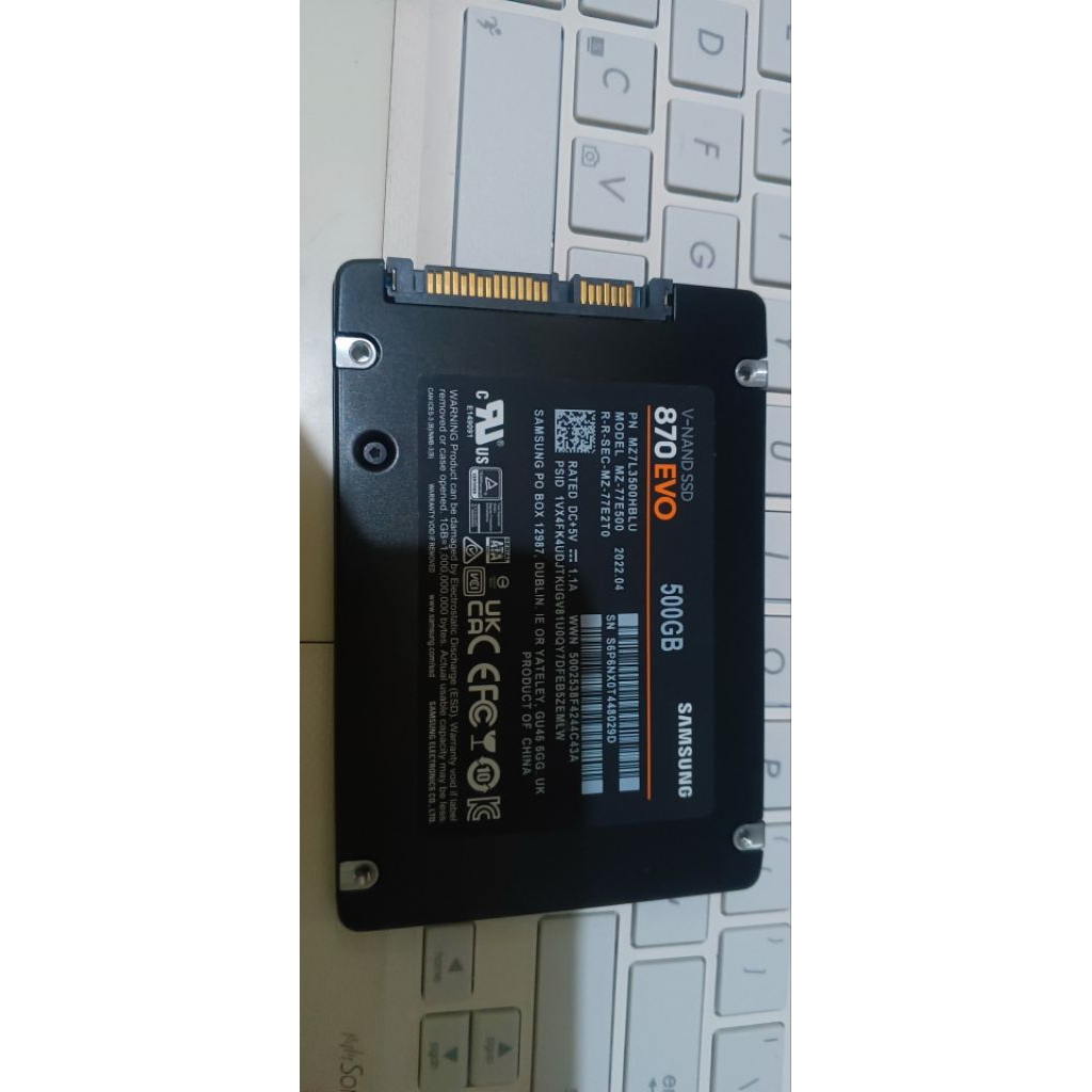SSD 500 GB SAMSUNG 870 EVO