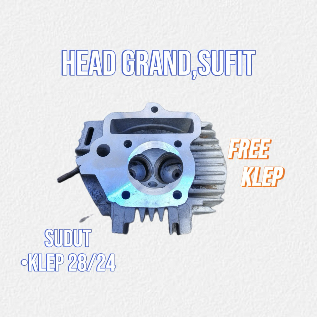 HEAD/KOP. GRAND,WIN,SUPRA FIT SUDUT KLEP 28/24 BUKAN BLES FREE KLEP