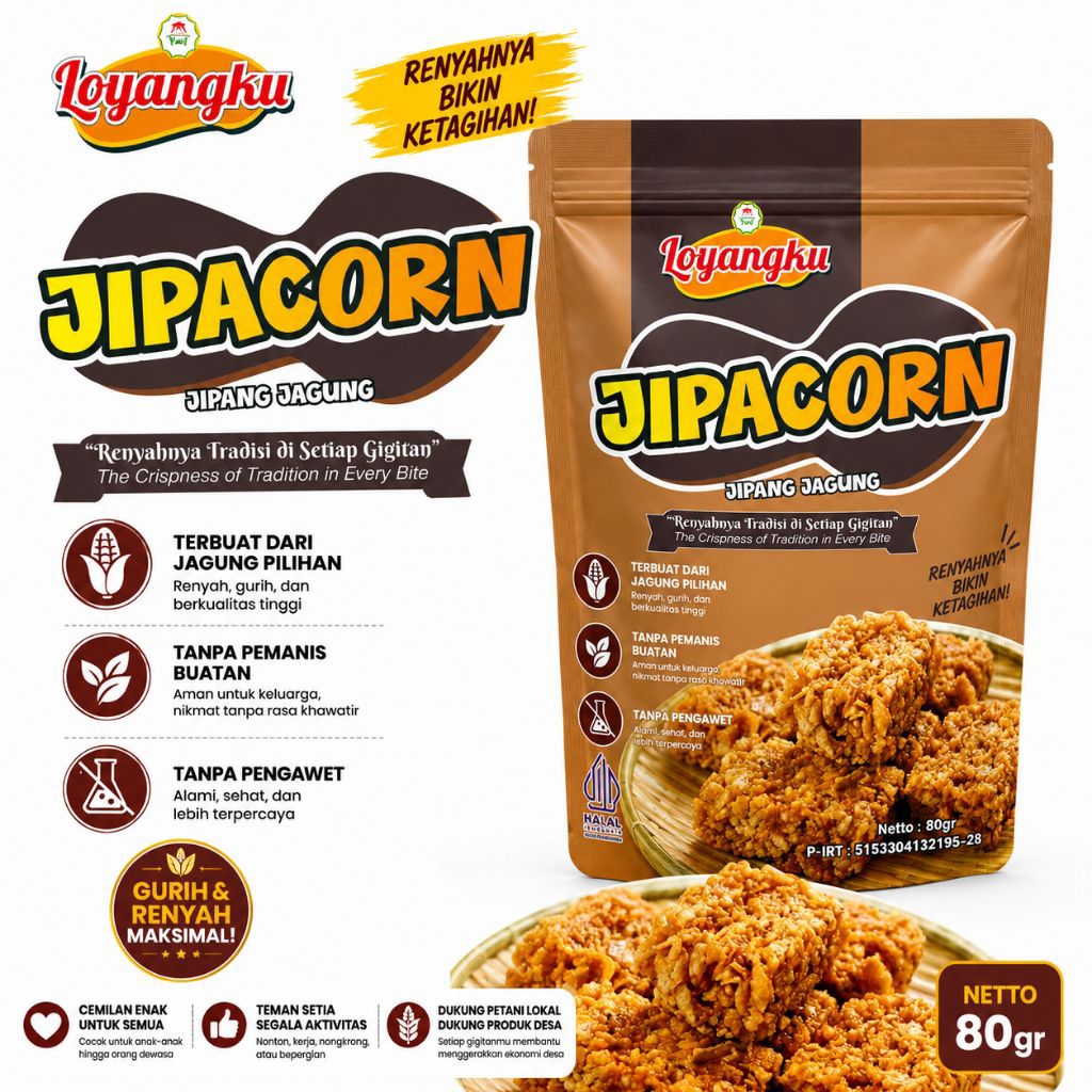 JipaCorn Jipang Jagung Loyangku