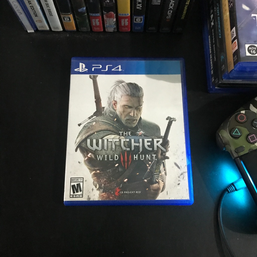 BD Kaset PS4 Game The Witcher 3 Wild Hunt Region All Second