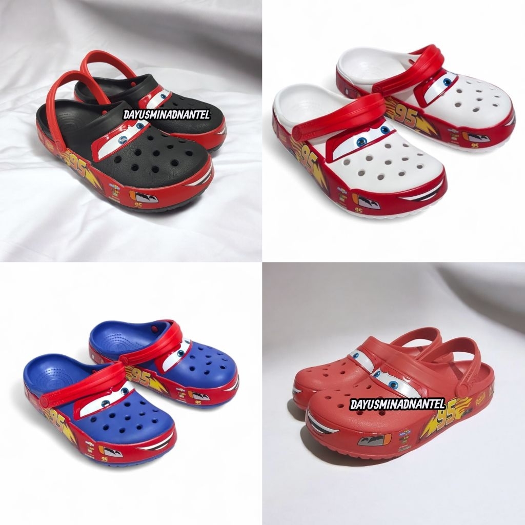Sepatu Sandal Pria Cars MCQUEEN Clog Dewasa / Sendal Clog / Sandal Pria