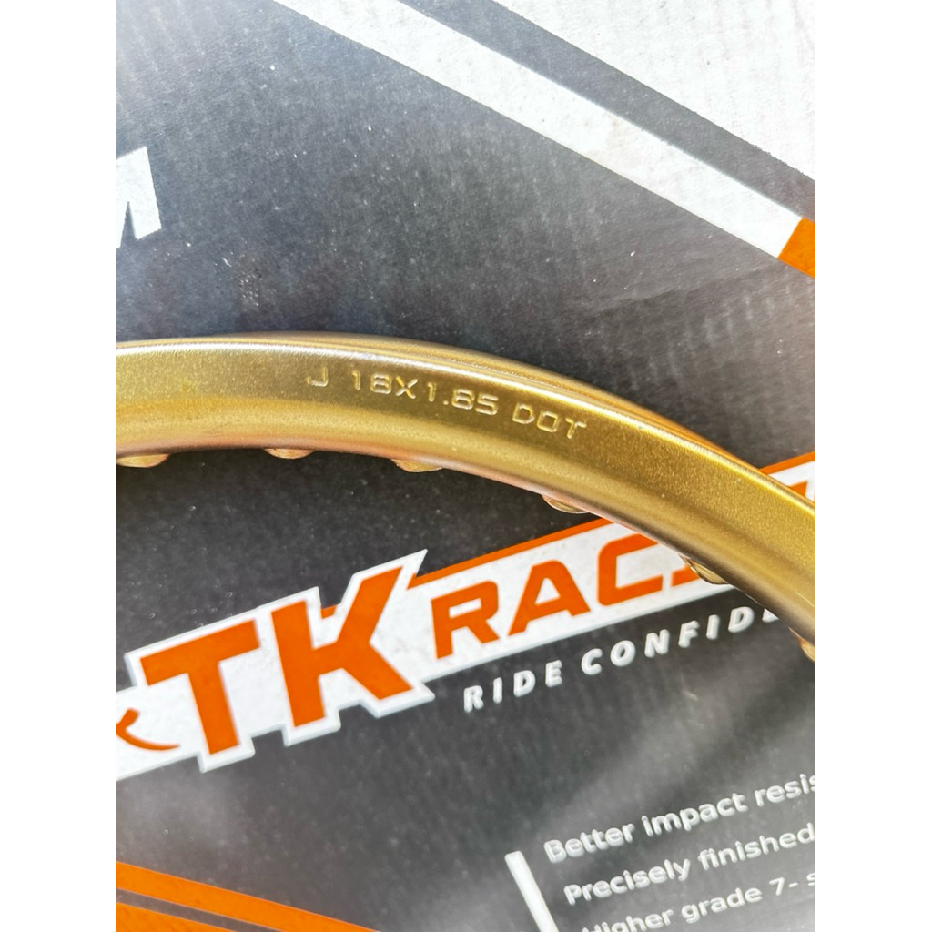 Velk Rx king ring 18 185 Brown Tk japan baru lubang ruji 36