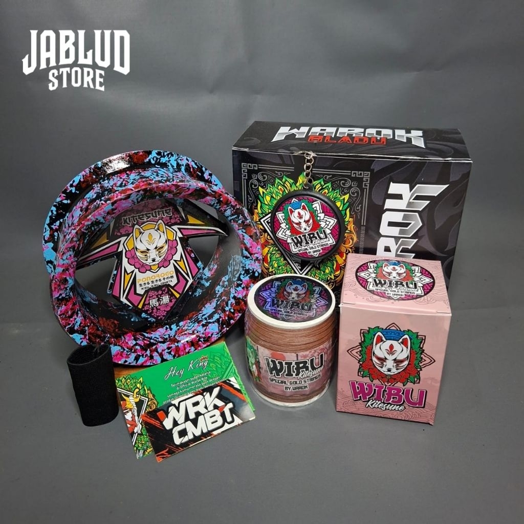 [ PAKET HEMAT ] BLADU WIBU SUKHOI + GELASAN WIBU KITSUNE 1600YARD