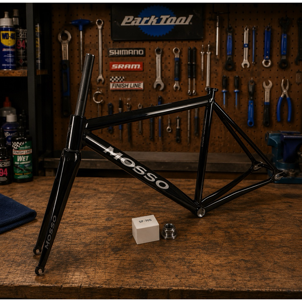 Frameset MOSSO SF705 alloy carbon fixie 700c