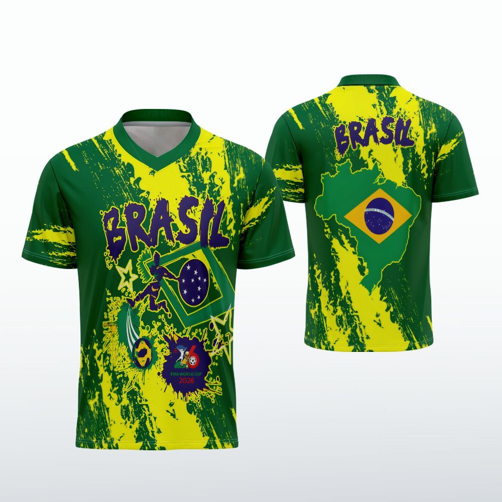 Kaos baju pria kerah v-neck  Sublime keren terbaru