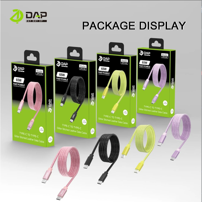 KABEL DATA DAP DFC120 (TYPE-C TO TYPE-C) | ORIGINAL | FAST CHARGING