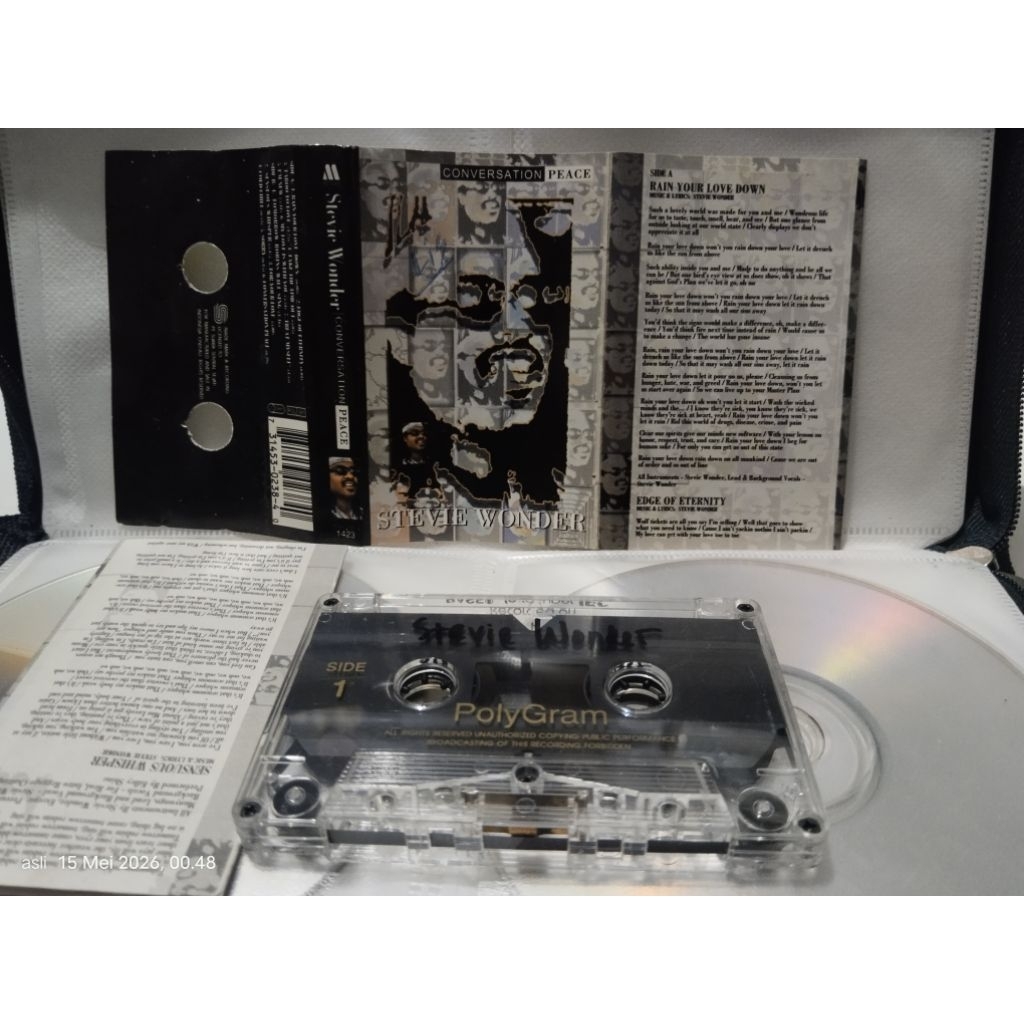 kaset pita stevie wonder // conversation peace