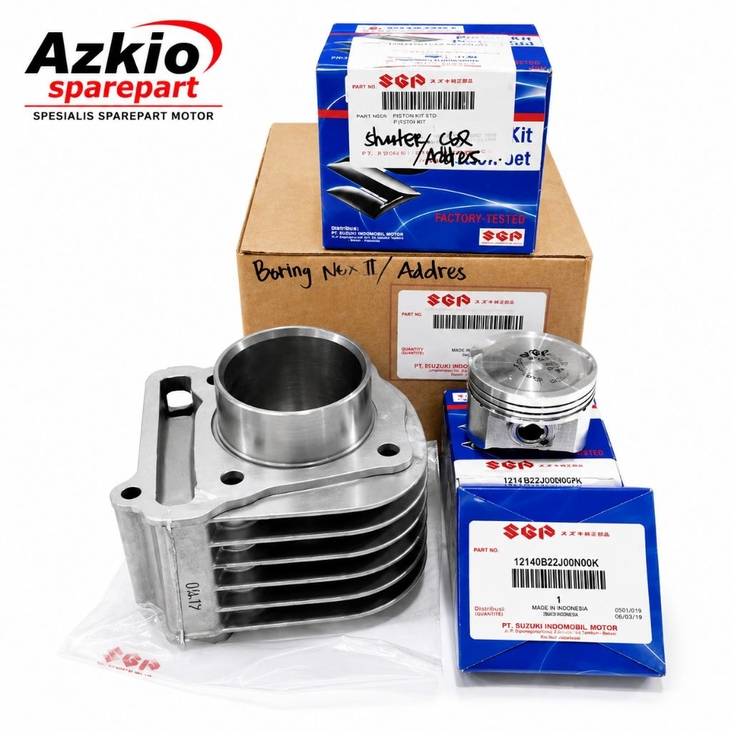 Blok Seher+Piston Kit Suzuki/NEX 2/Adress Ori SGP