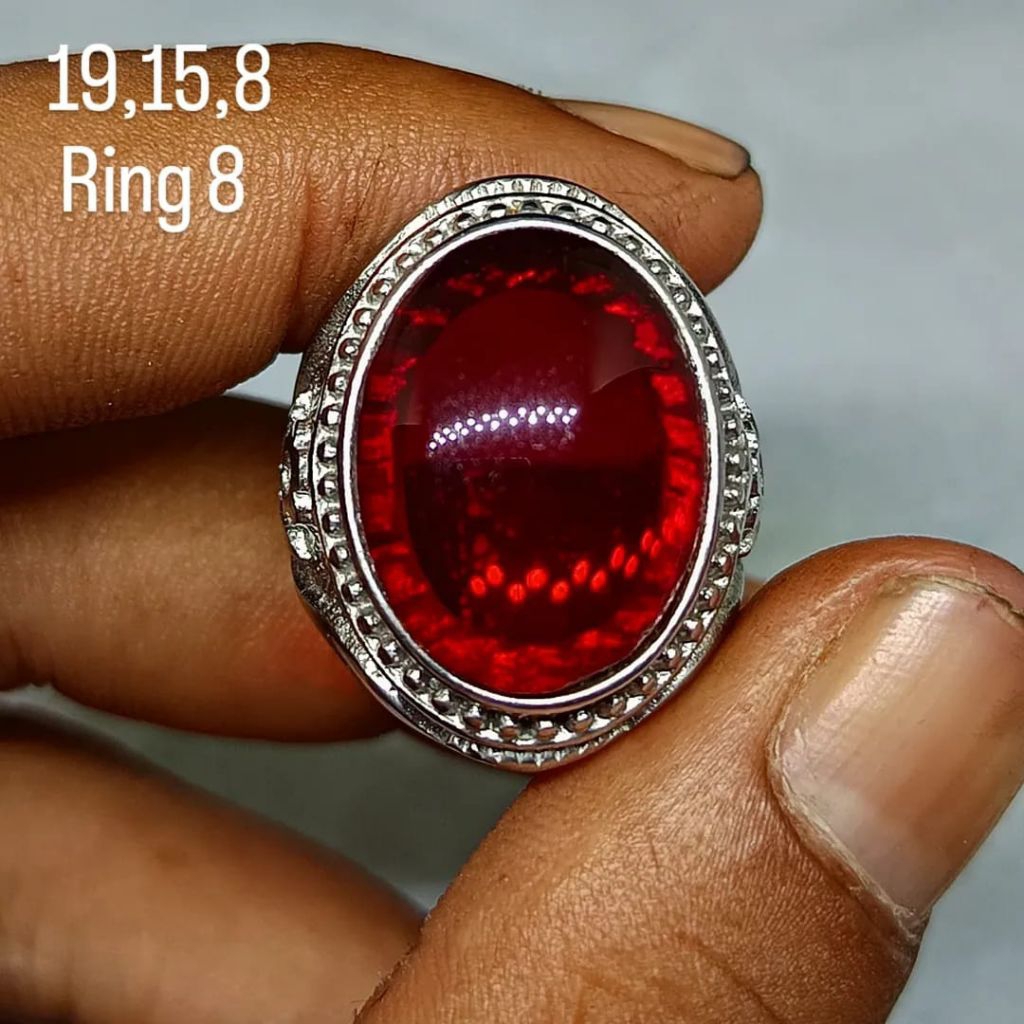 BATU AKIK MERAH SIEM ANTIK (ASLI ALAM)