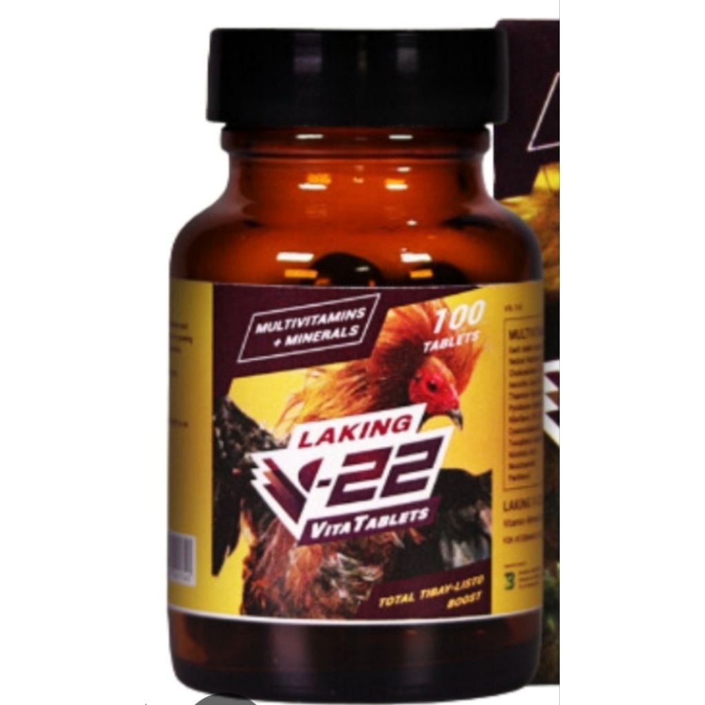 V-22 suplemen ayam laga stamina kuat