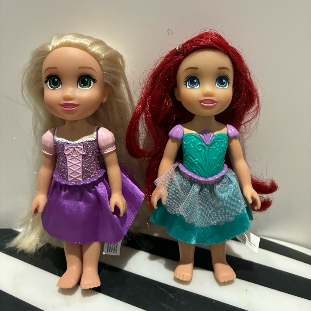 Disney Princess Ariel Rapunzel Petite Doll
