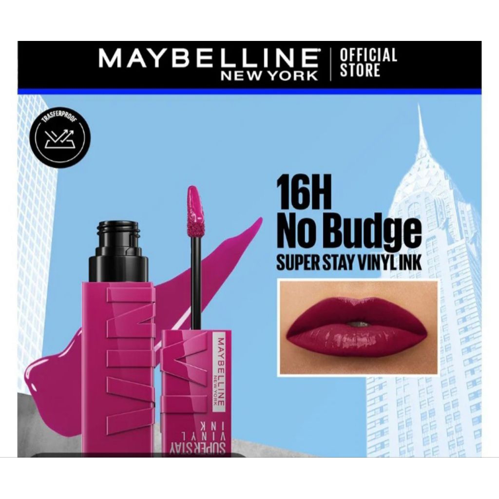 Lipstick Maybelline Superstay Vinyl Ink Lipstick 170 Unafraid