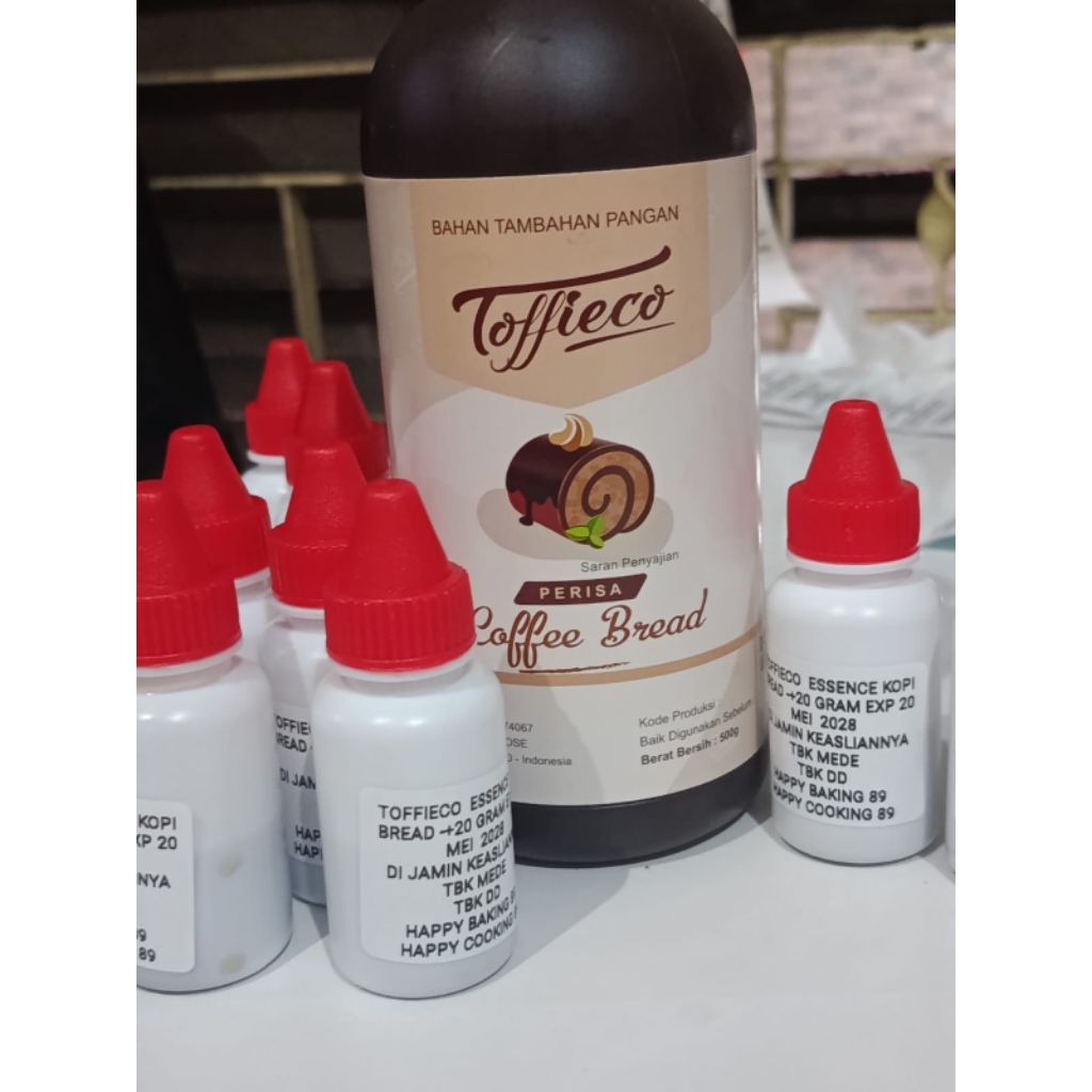 TOFFIECO FLAVOUR ESSENCE REPACK 20 G/KOPI/KOPI BREAD/KOPI MOKA STOK BARU