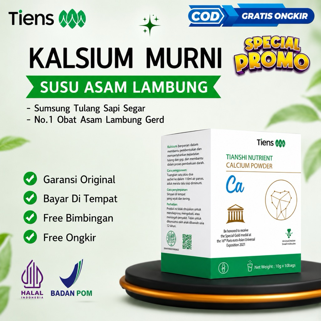 [TERLARIS] SUSU TIENS KALSIUM MURNI HERBAL CHINA NUTRIENT HIGH CALCIUM POWDER OBAT CINA ASAM LAMBUNG