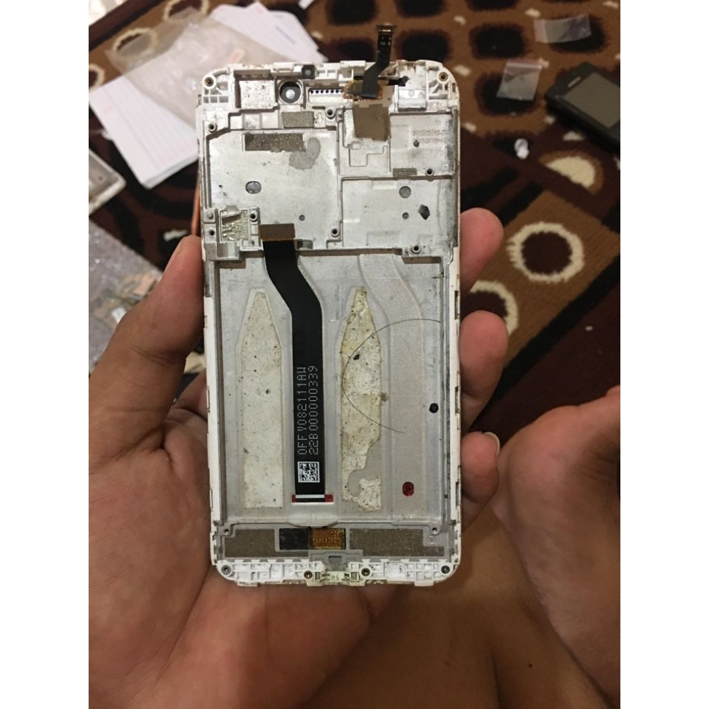 layar lcd touchscreen ts tc sentuh plus frame tulangan xiaomi redmi 5a ori copotan original normal h