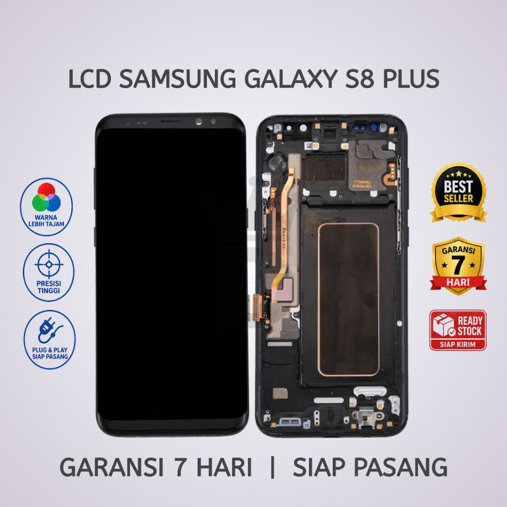 LCD TOUCHSCREEN SAMSUNG S8 PLUS FULLSET + FRAME
