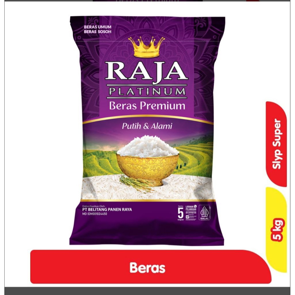beras 5kg raja platinum
