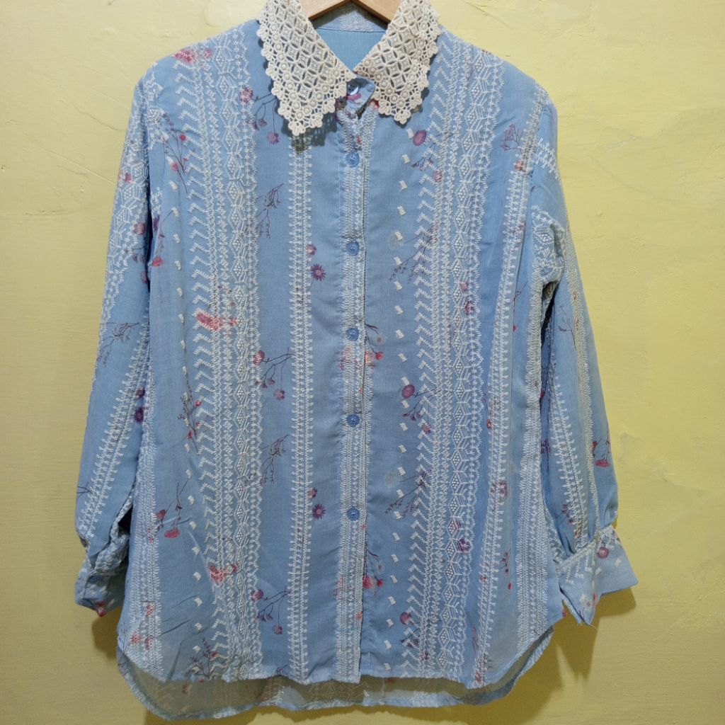 Preloved blouse katun bordir
