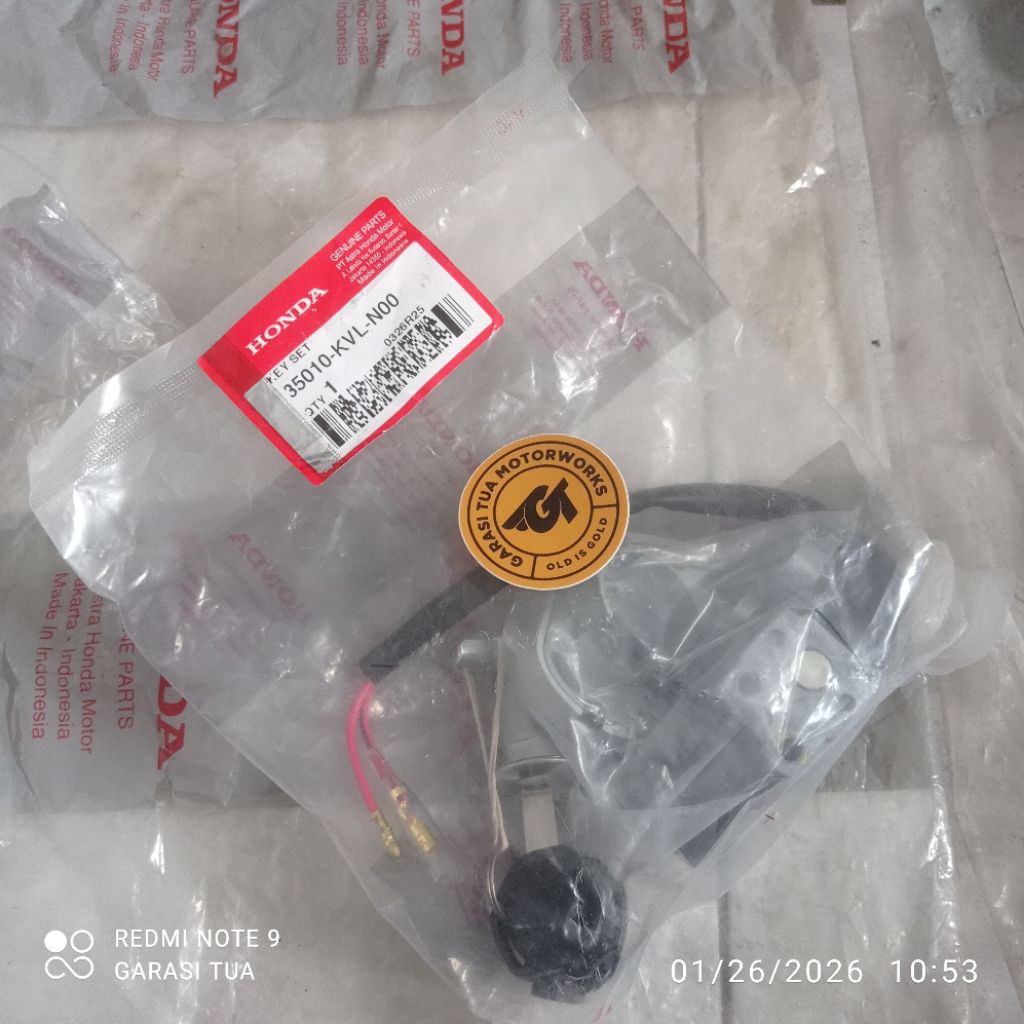 35010 KVL N00 KTM 850 Key Kunci Set Kontak Jok Depan Belakang Honda Supra X 125 Pertama Lama Old Bat