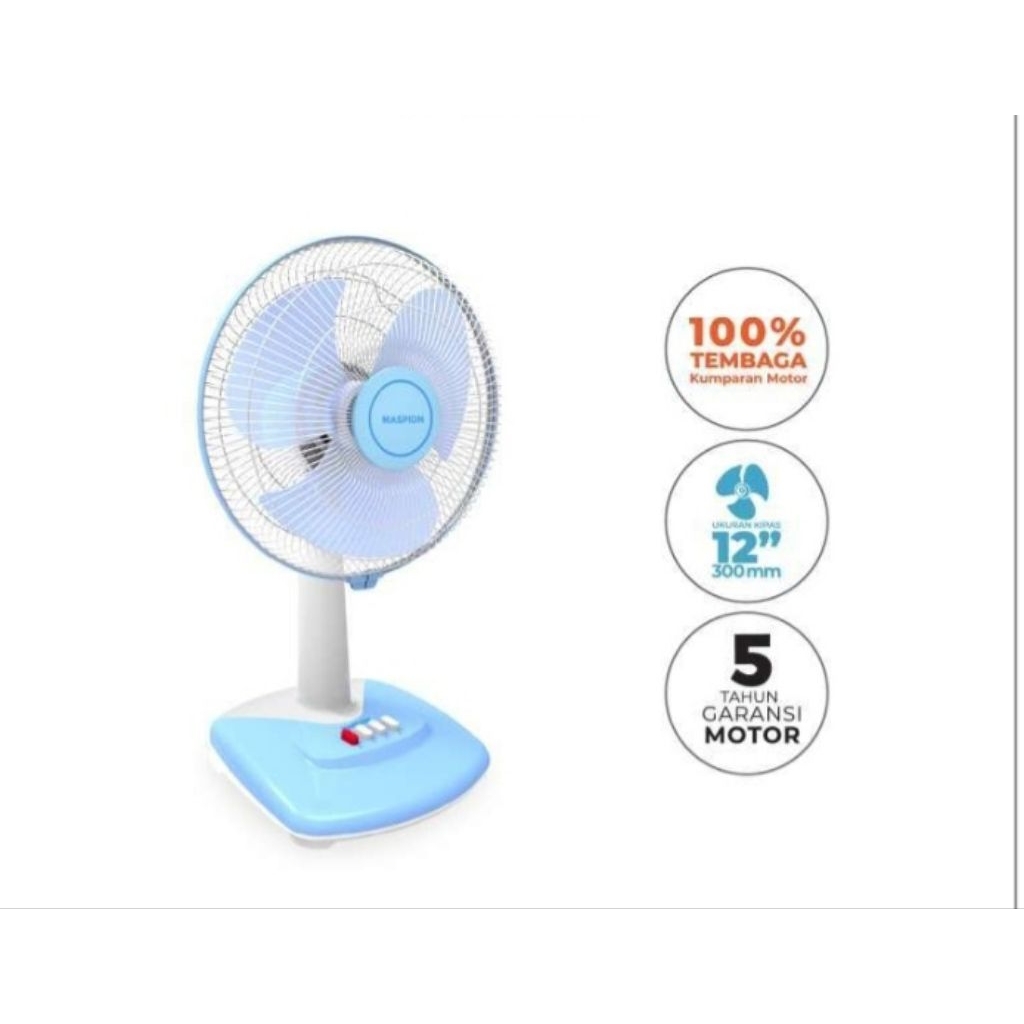 Kipas Angin Meja Duduk MASPION / Desk Fan  12 inch ***
