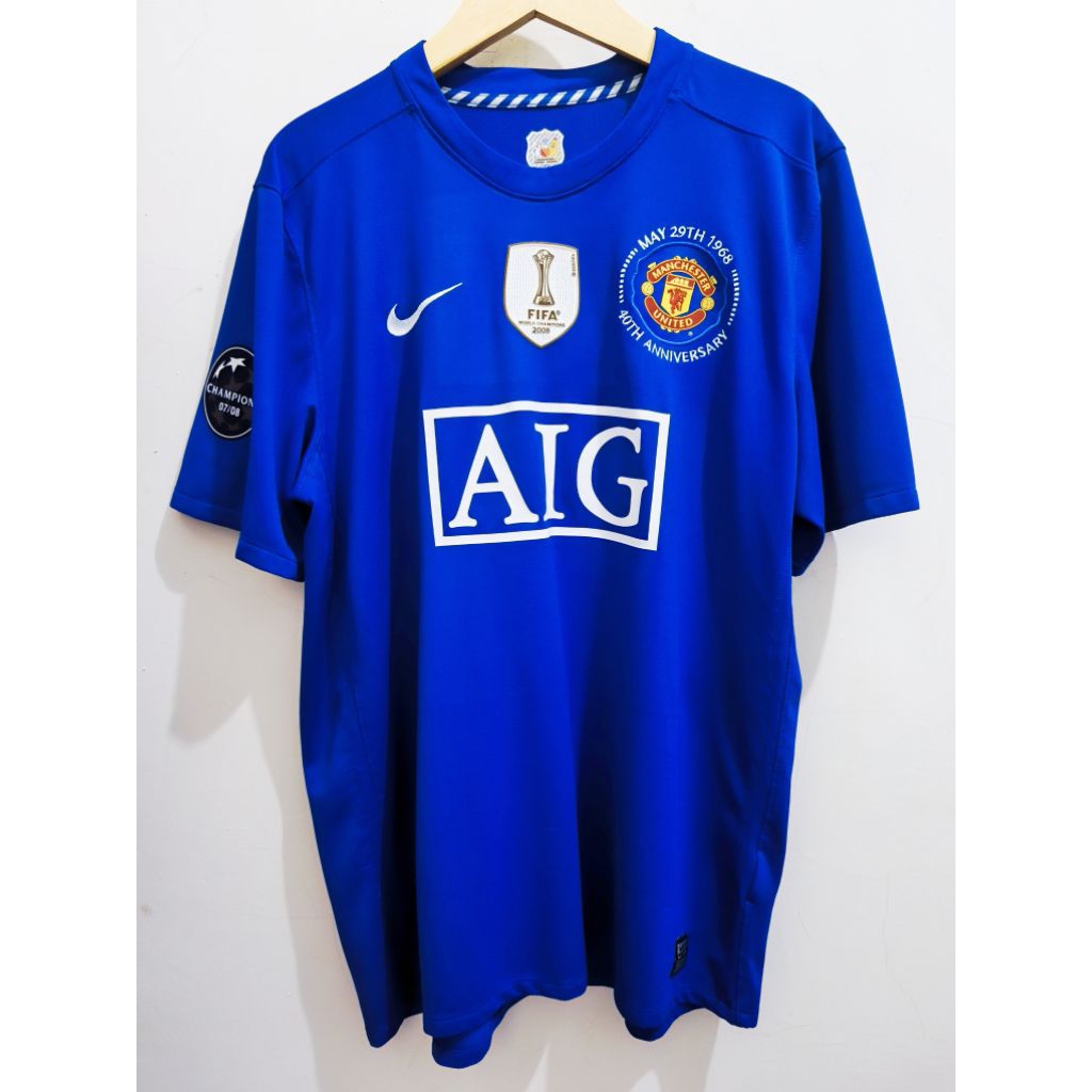 Jersey Original MU Retro 3rd 2007/08 Ronaldo Anniversary