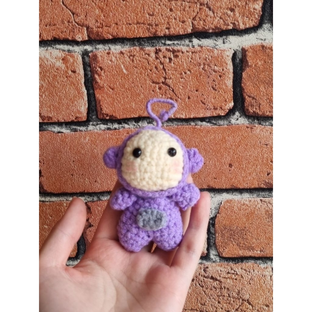 Gantungan Kunci Rajut Teletubbies