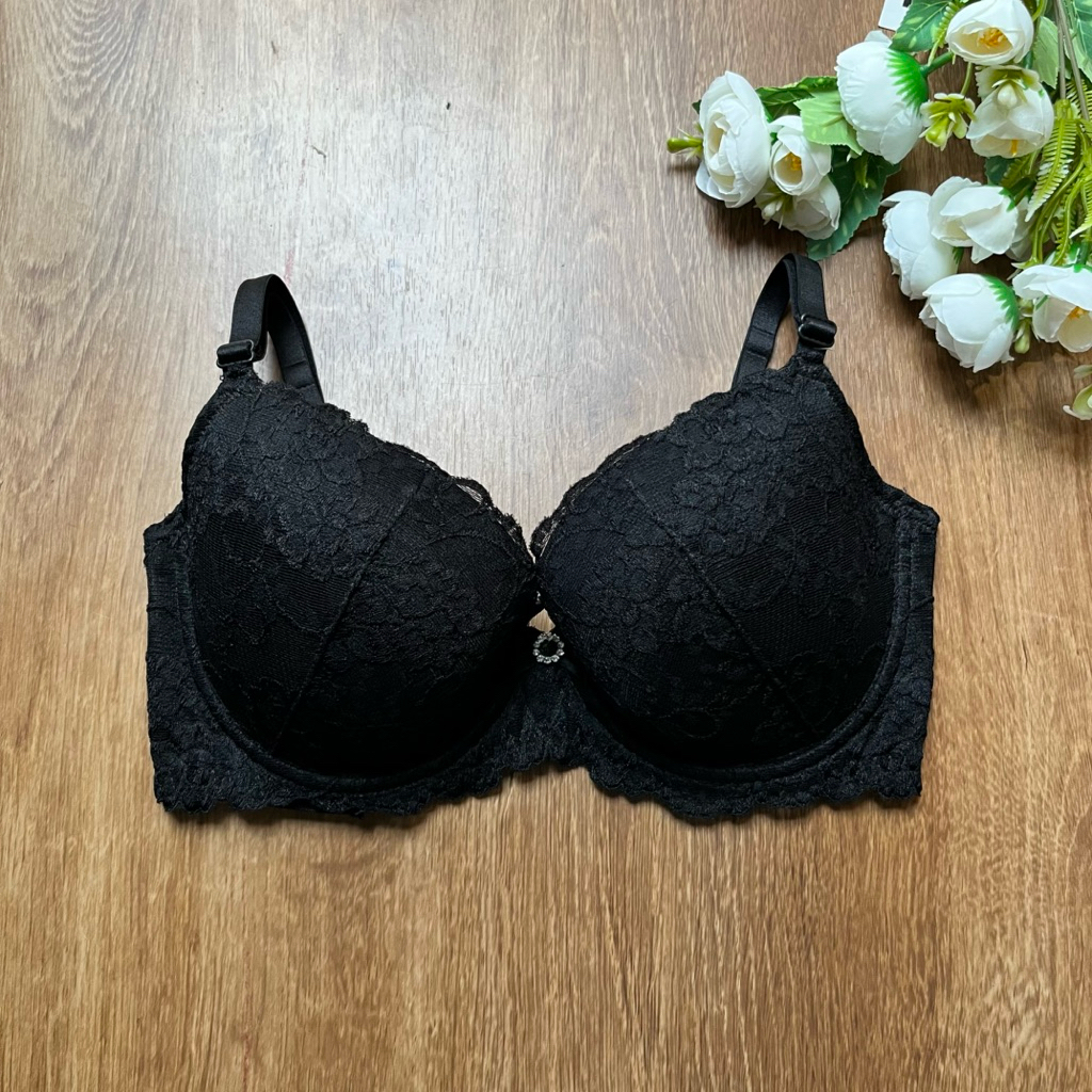 BRANDED PUSH UP BRA BERKAWAT SIZE 34D D75 BRA BUSA TEBAL BERKAWAT