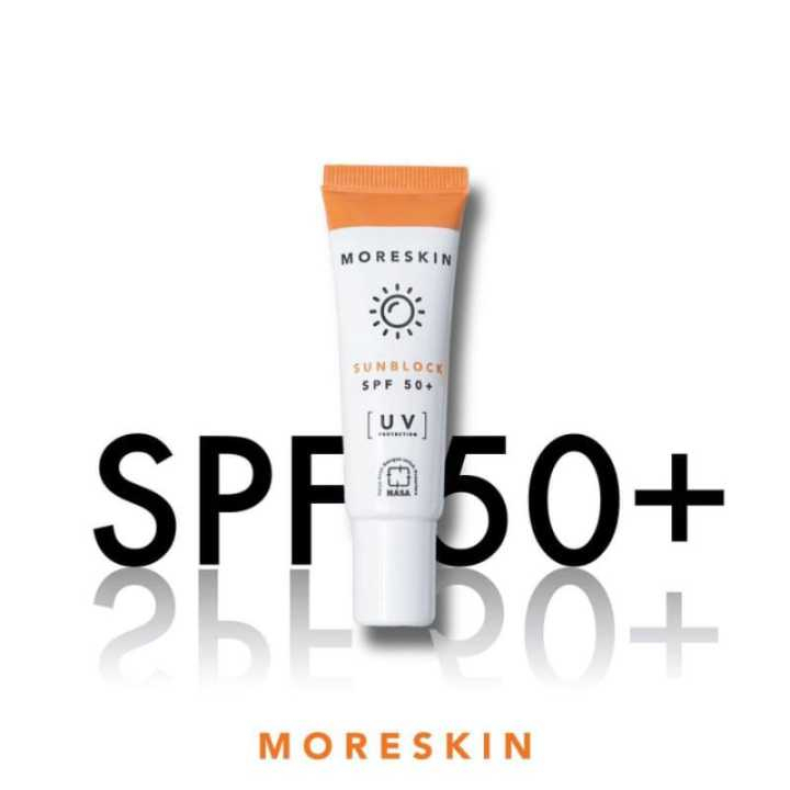 Moreskin Sunblock Spf 50+ Uv Protection Original 100% Bpom Sunscreen Wajah - Sunblock Moreskin