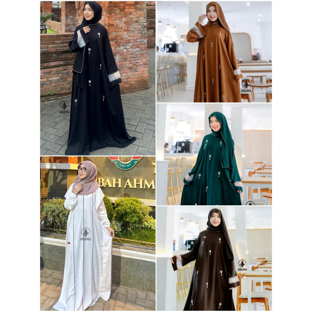 (((READY)))NEW ABAYA GHANIA/DRESS  ANJANI STORE/DRESS NS