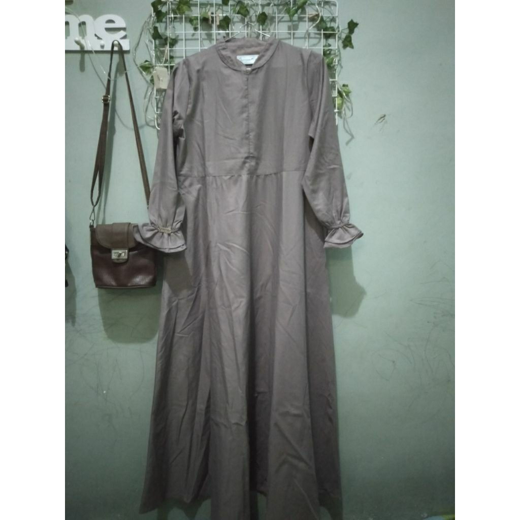Gamis Dress Abu Greenism Preloved