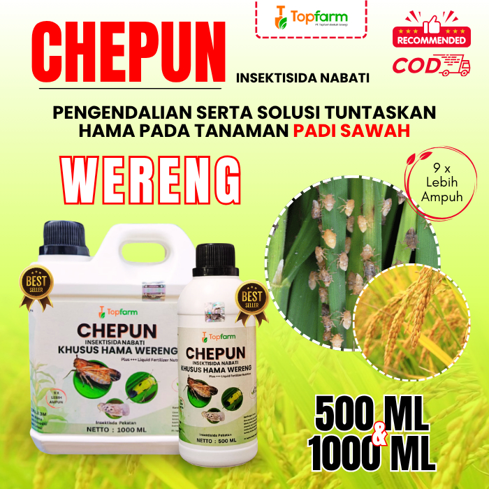 Insektisida Topfarm / Obat Pembasmi Hama Wereng Padi / Insektisida Topfarm / Insektisida Pembasmi We