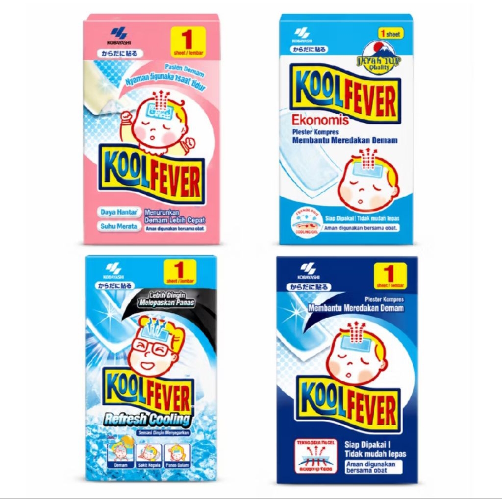 KOOLFEVER Plester Kompres Penurun Panas Anak