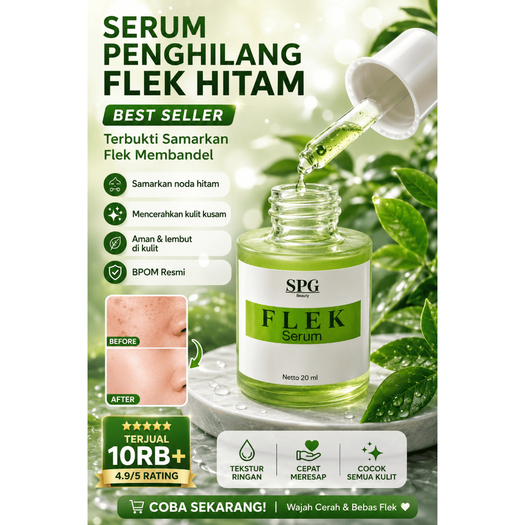 Serum SPG flek acne glowing 10ml 20ml Mencerah Kulit BPOM NA18231201639