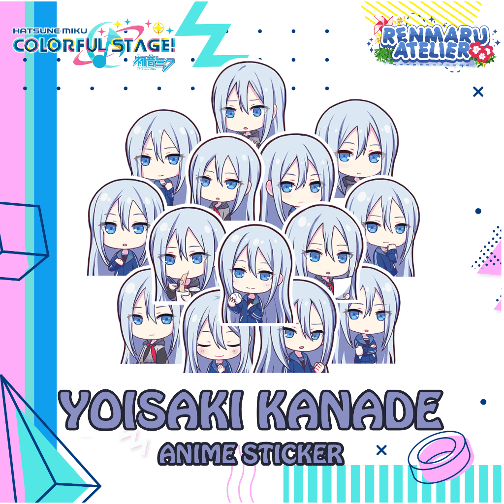 Stiker Anime Game Project Sekai YOISAKI KANADE | Stiker Laptop HP