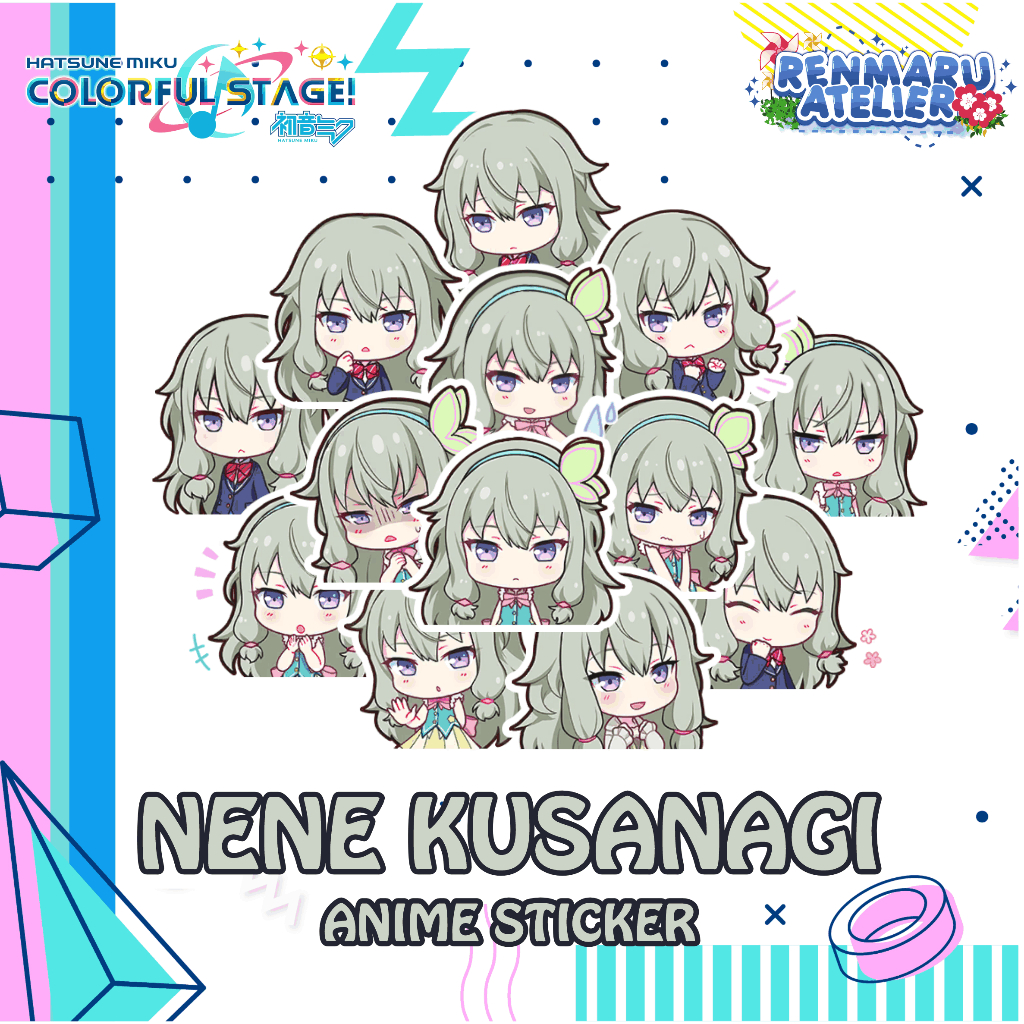 Stiker Anime Game Project Sekai NENE KUSANAGI | Stiker Laptop HP