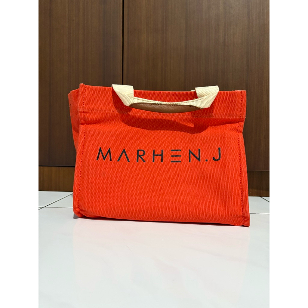 Marhen J Preloved Bag (NEW) warna orange Tas Kerja Tas Kantor