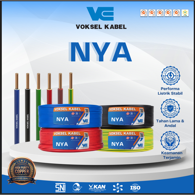 KABEL VOKSEL NYA 1.5 MM 100 M