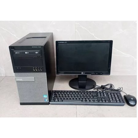 komputer full set core i5 Generasi 4 Ram 8 GB HDD 500 GB plus layar 19 Inch Wide HD sudah bisa wifi 