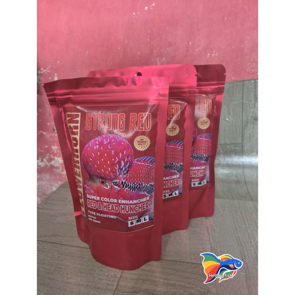 PELET LOUHAN STRONG RED 100GR