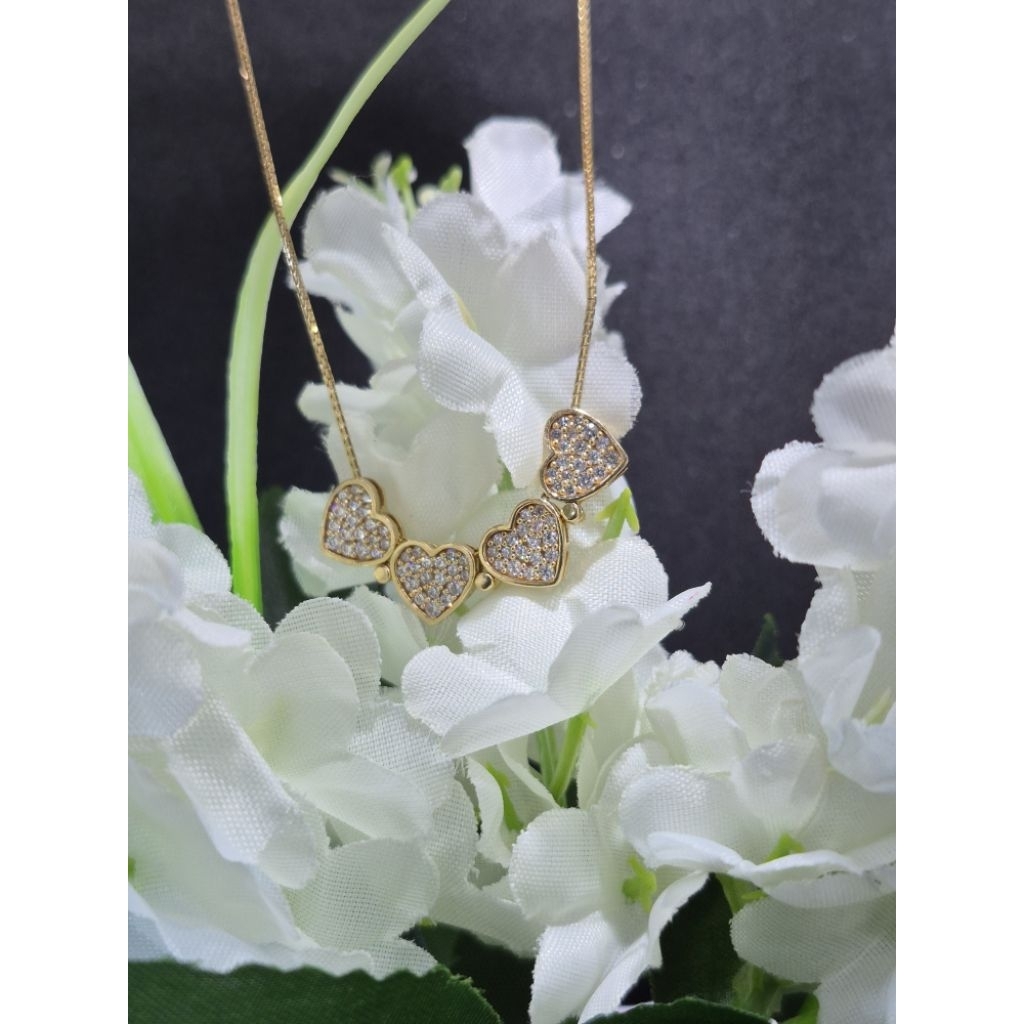 kalung heart mas kuning 700