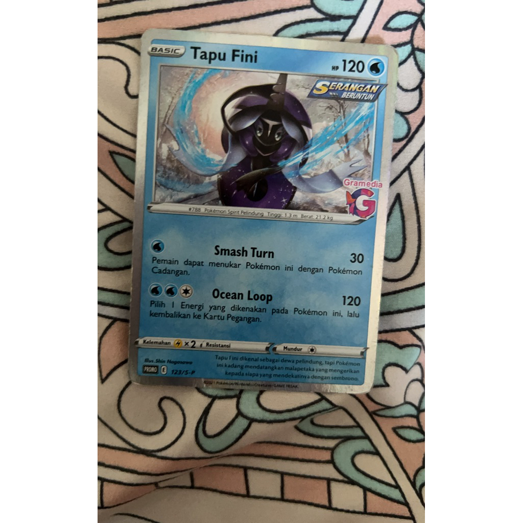 Kartu pokemon tapu fini promo gramedia