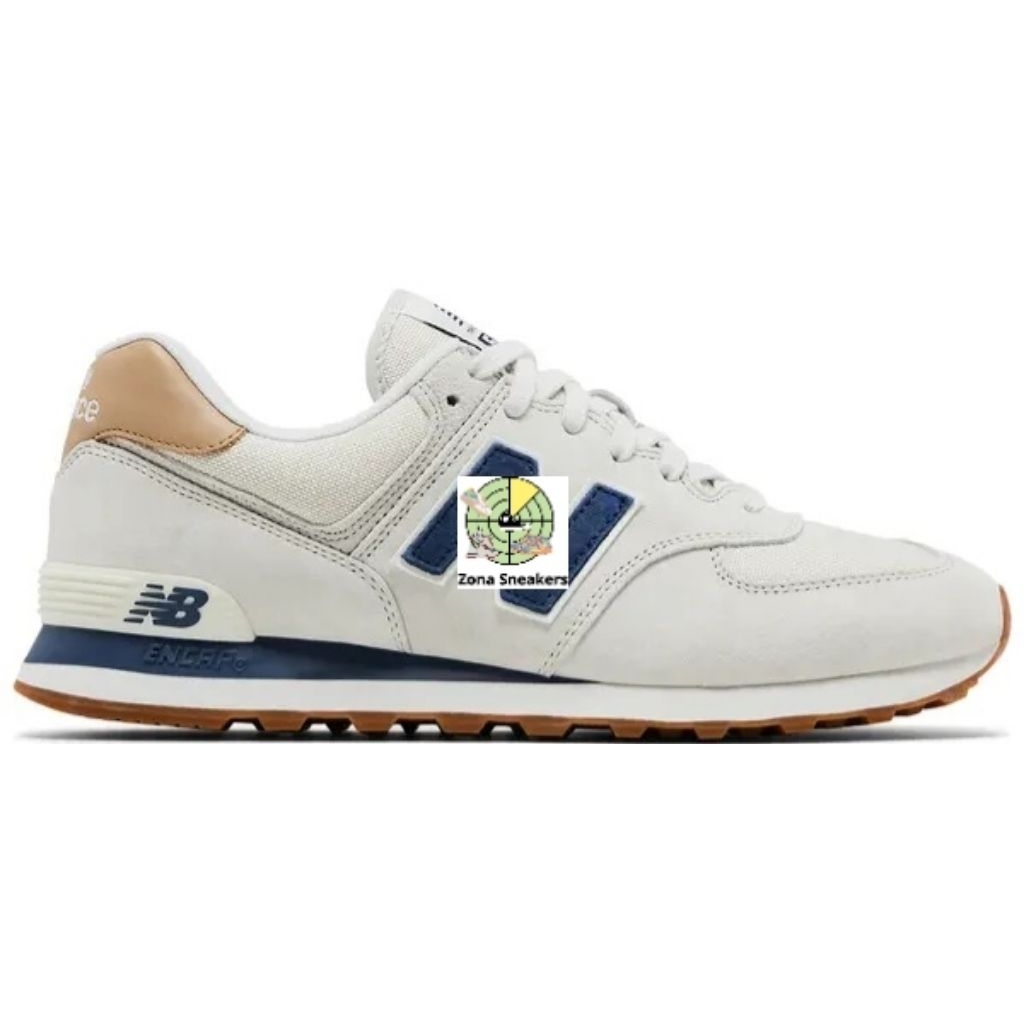 Sepatu NB 574 Beige Navy
