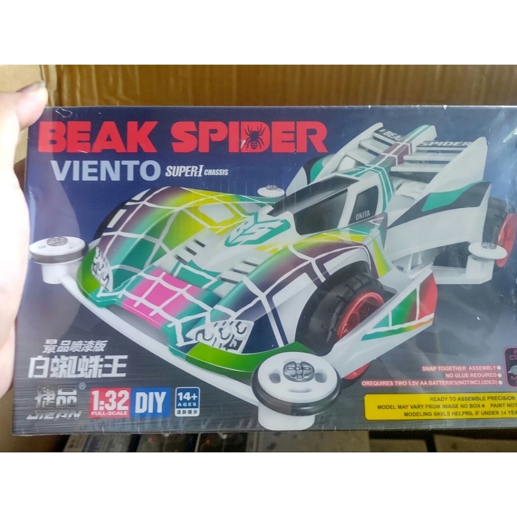 Rep Tamiya Beak Spider Viento Painting version - Jiepin