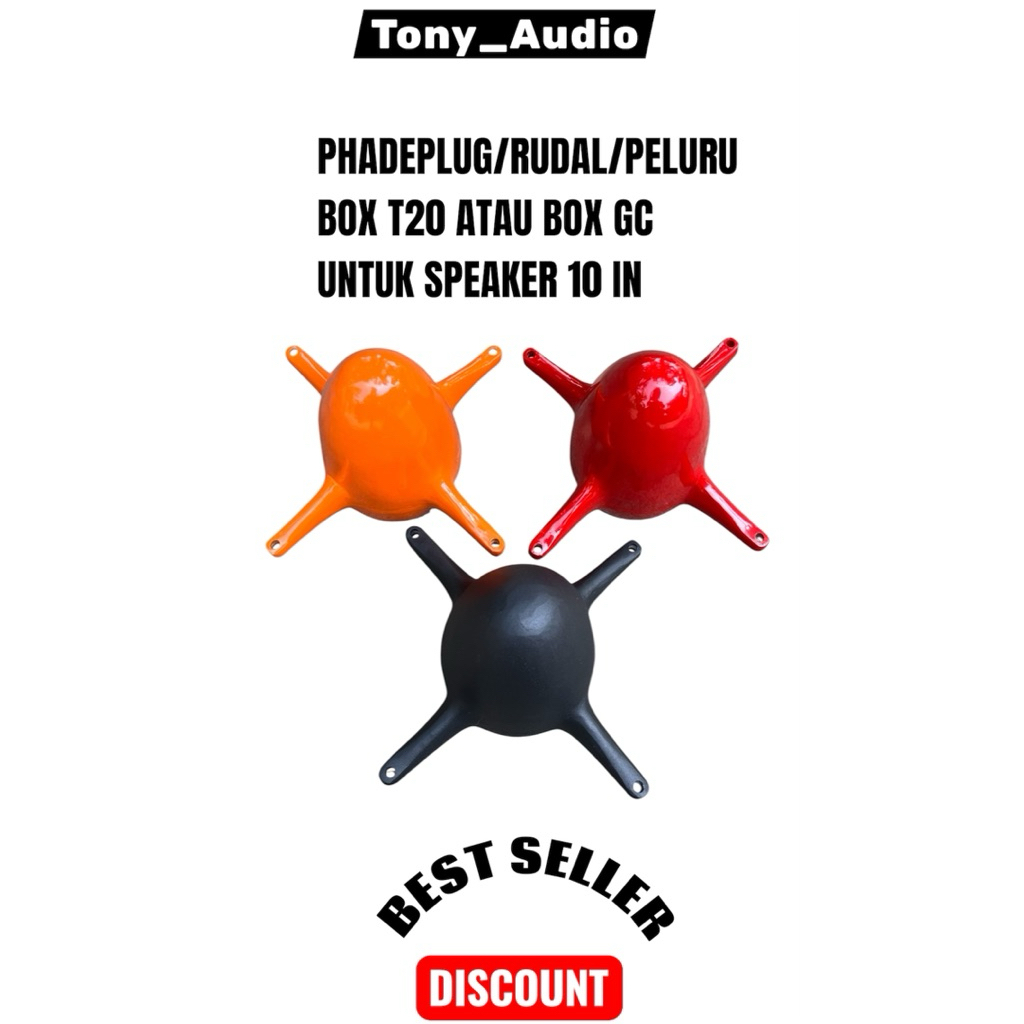 PHADEPLUG / RUDAL / PELURU BOX T20 ATAU BOX GC UNTUK SPEAKER 10INCH