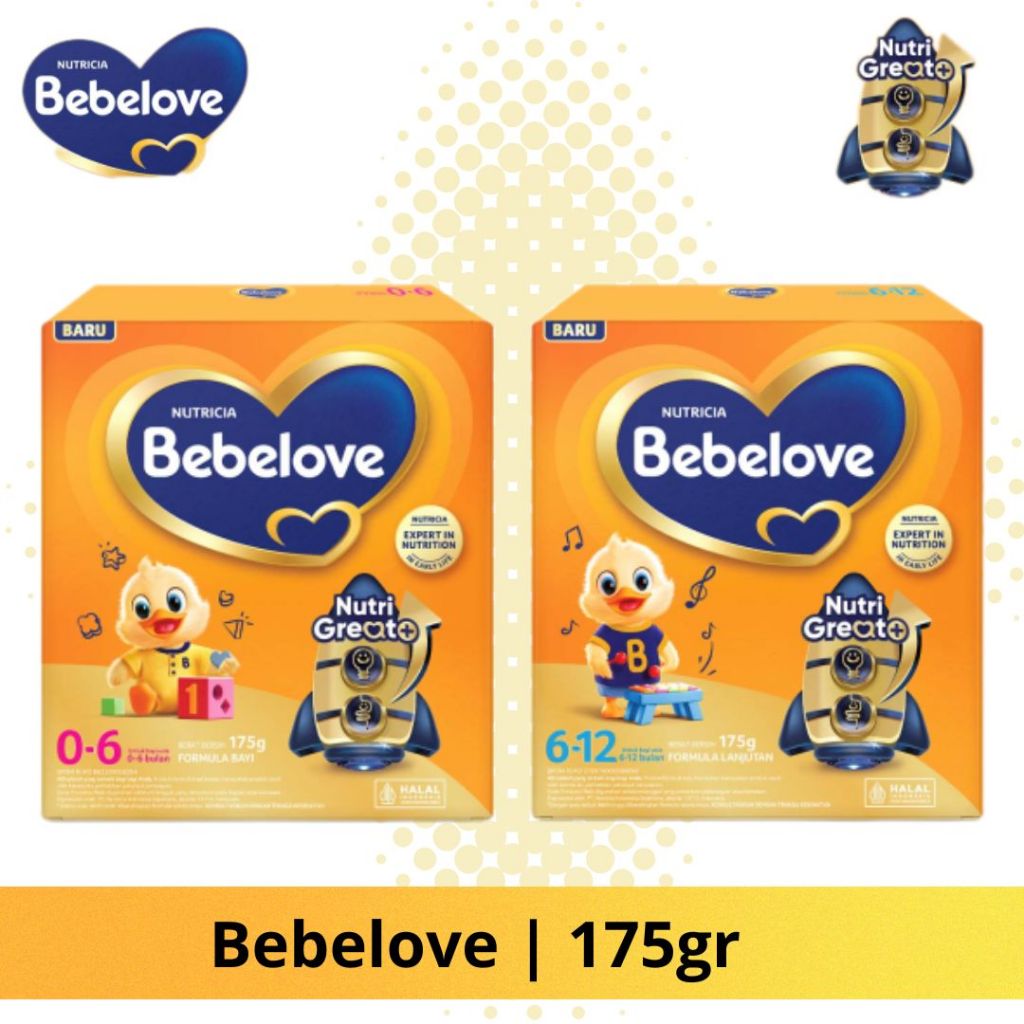Bebelove 1 | Bebelove 2 - Susu Formula Bayi - 175gr