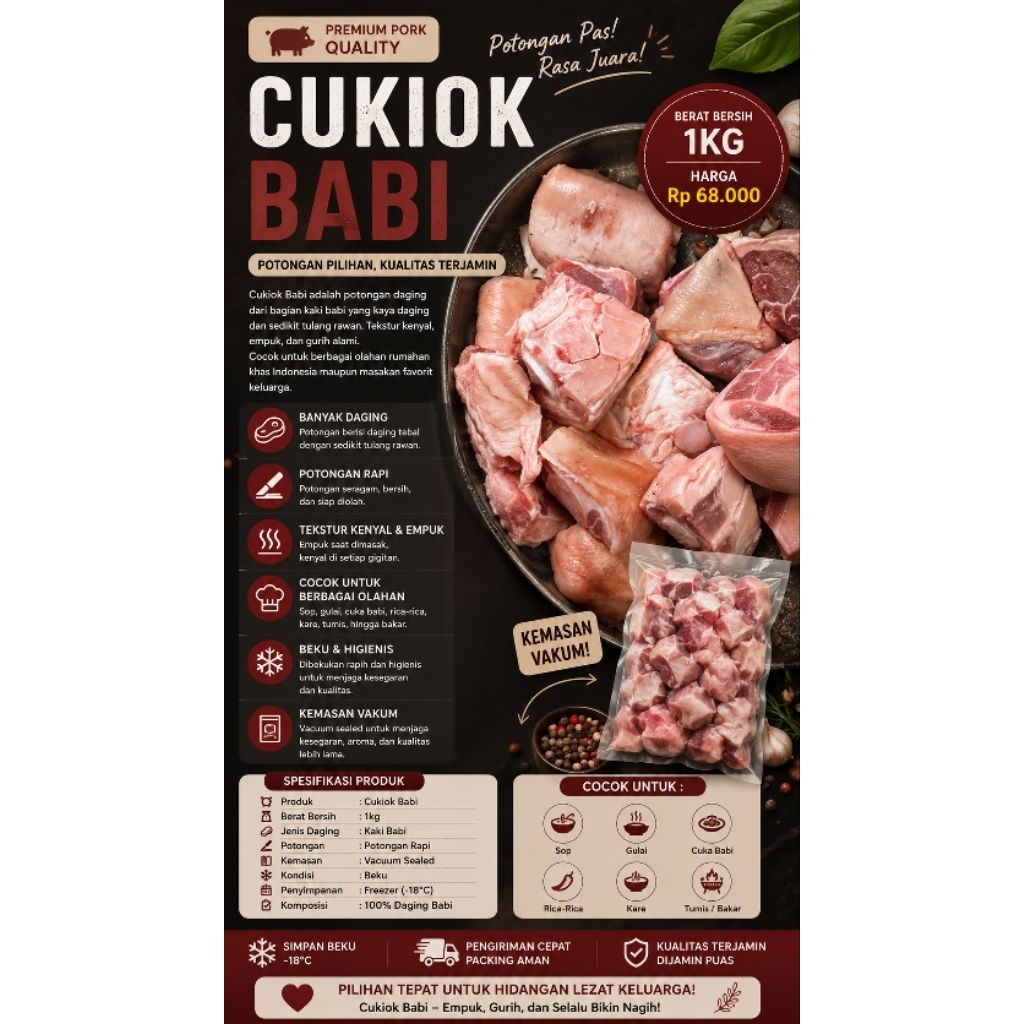 Cukiok (Kaki Babi)