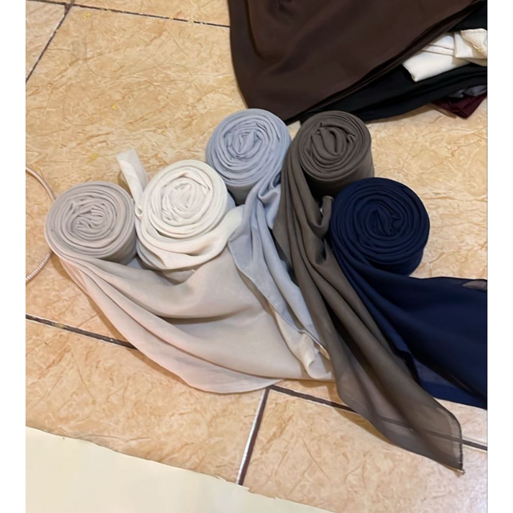 HIJAB PARIS SEGIEMPAT PREMIUM KRUDUNG PARIS
