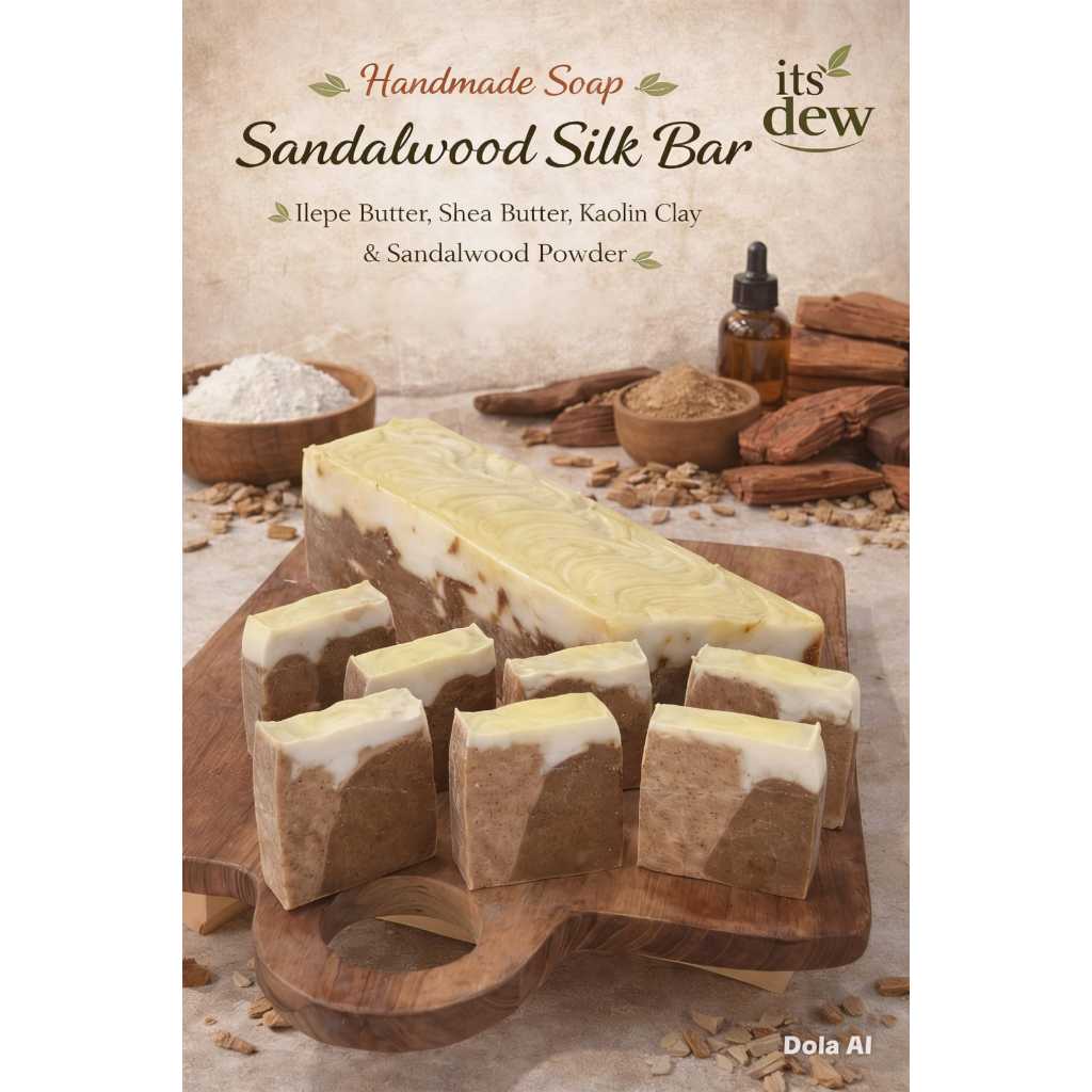 It's dew - Handmade Souvenir Soap / SANDALWOOD SILK BAR